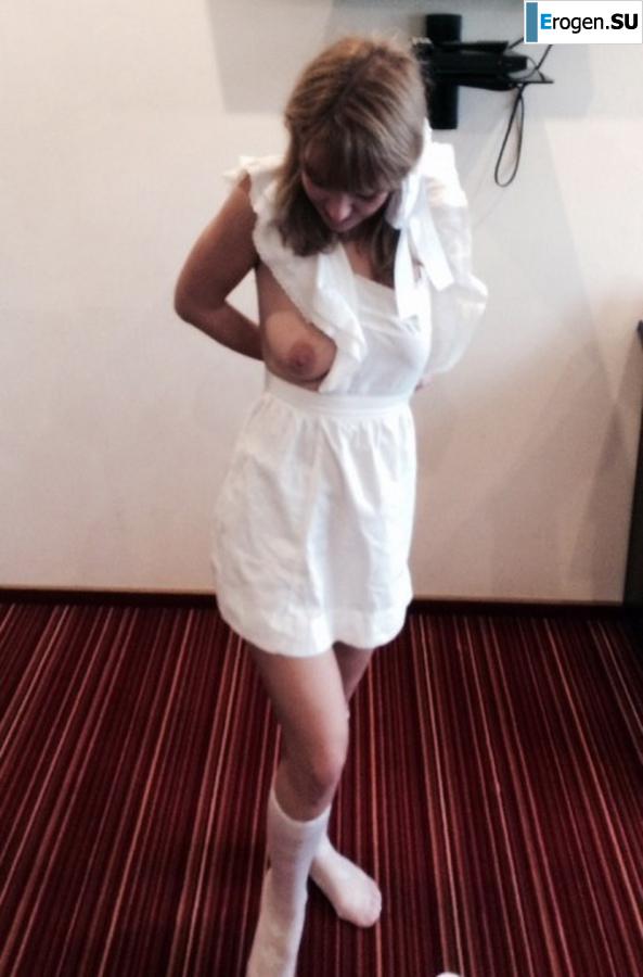 school apron and white knee-high socks!). Photo 33