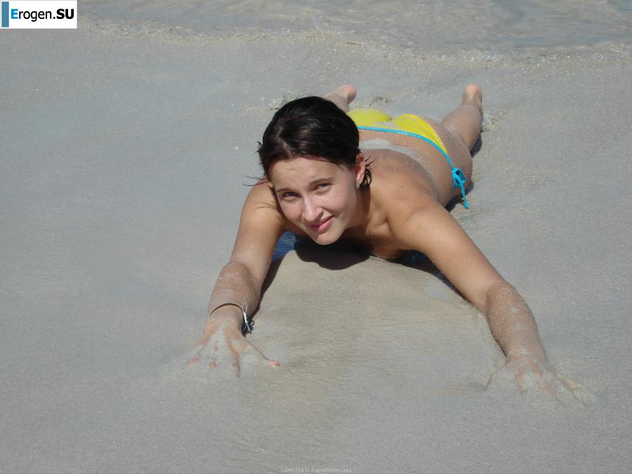 resting naked on the beach. Photo 10