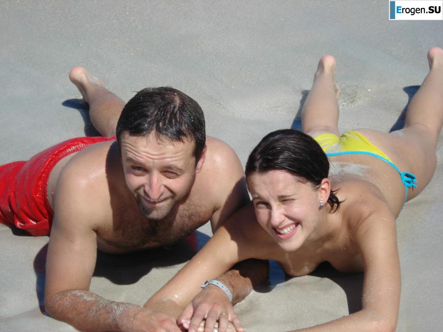 resting naked on the beach. Photo 14