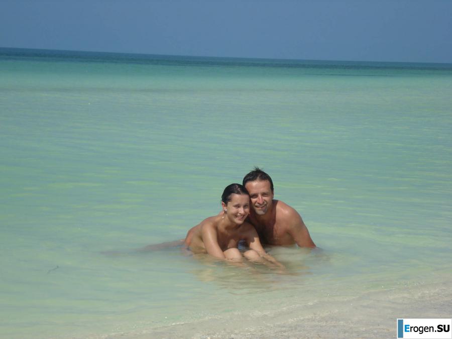 resting naked on the beach. Photo 33