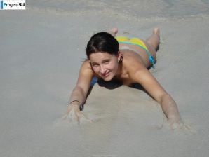 resting naked on the beach. Thumb 10