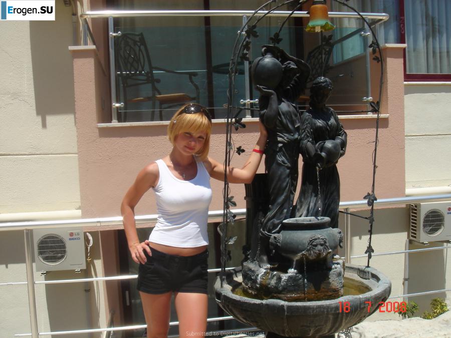 blonde poses for boys. Photo 20