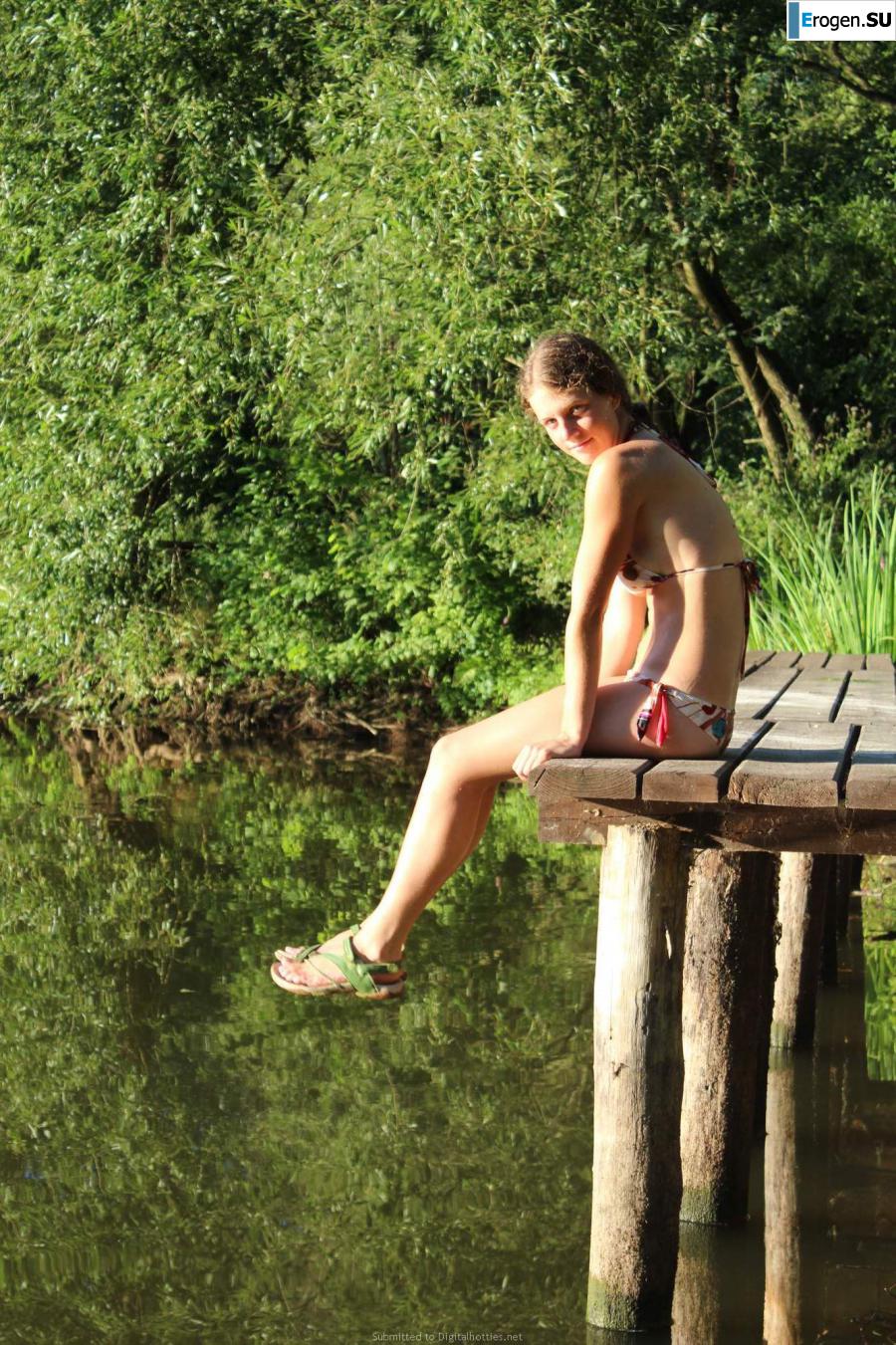 naked girls on the lake. Part 3. Photo 30