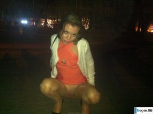 striptease of a red tattoo. Thumb 21