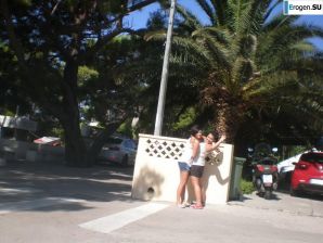 on the beach between us girls. Thumb 21