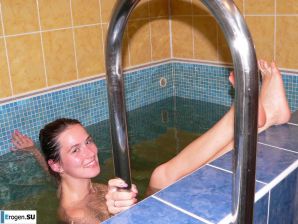 массажистка в сауне и дома. Эскиз 22