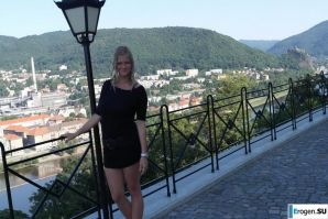 в каком то европейском городке. Эскиз 25