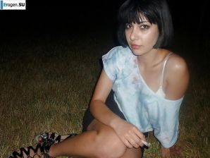 худышка с короткой стрижкой. Эскиз 20