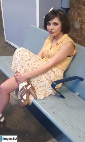 худышка с короткой стрижкой. Эскиз 21