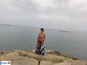 on the beach in Miami without a swimsuit. Thumb 37