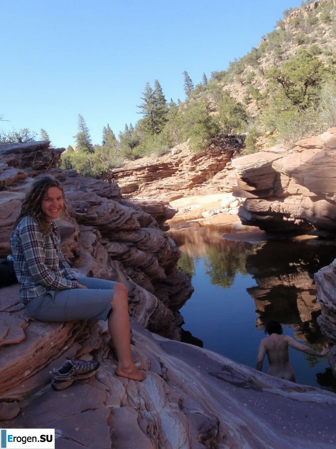 безбашенные девушки в каньоне. Фото 20