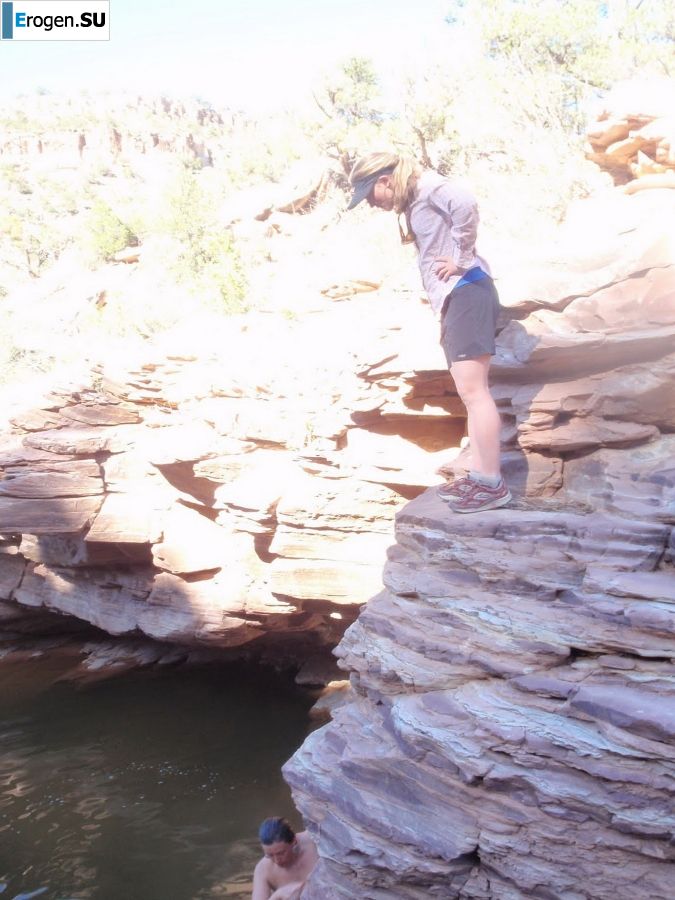 безбашенные девушки в каньоне. Фото 21