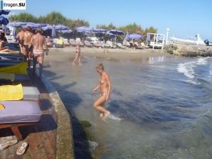 веселье на нудистском пляже. Эскиз 39