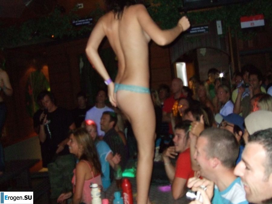 competition of wet t-shirts in a night club. Photo 12