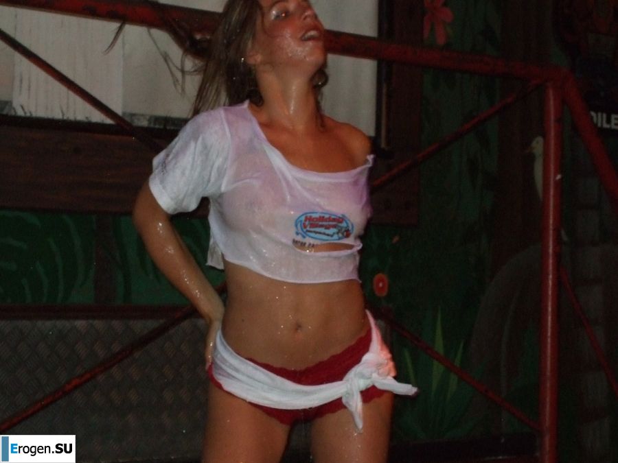 competition of wet t-shirts in a night club. Part 2. Photo 27