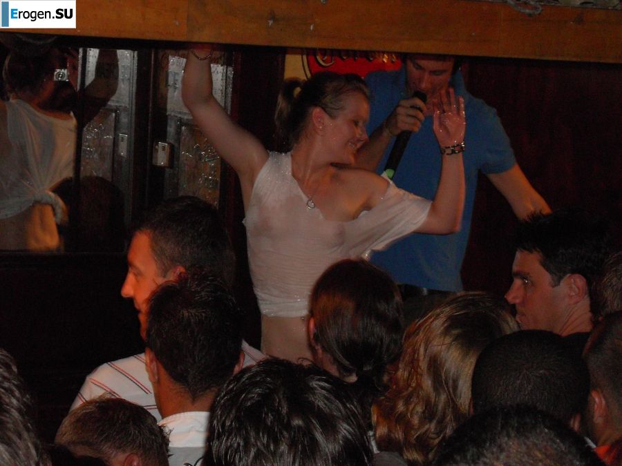 competition of wet t-shirts in a night club. Part 2. Photo 34