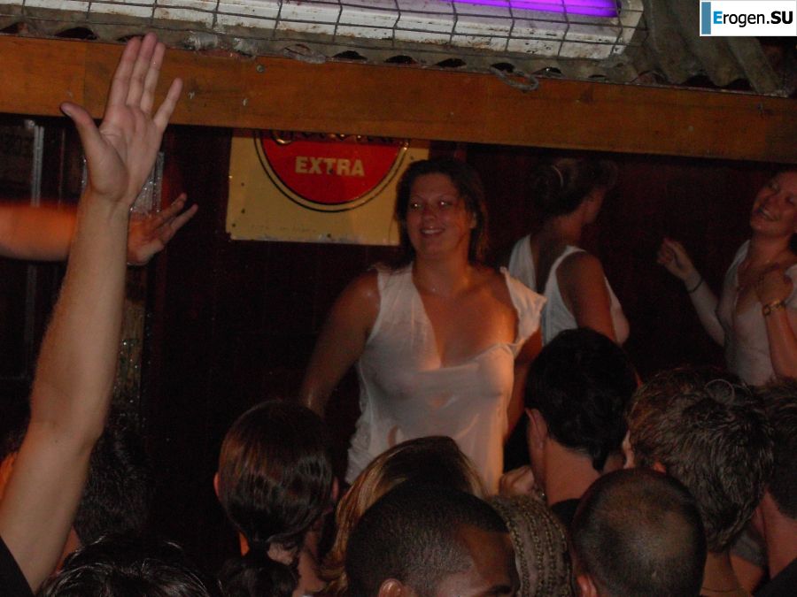 competition of wet t-shirts in a night club. Part 2. Photo 35