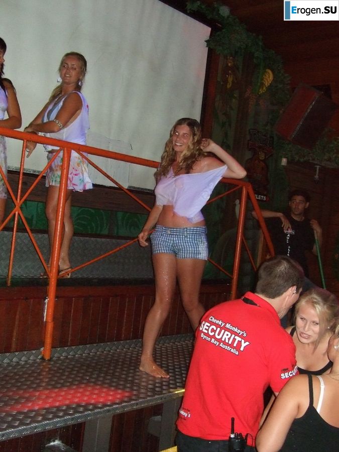 competition of wet t-shirts in a night club. Part 2. Photo 6