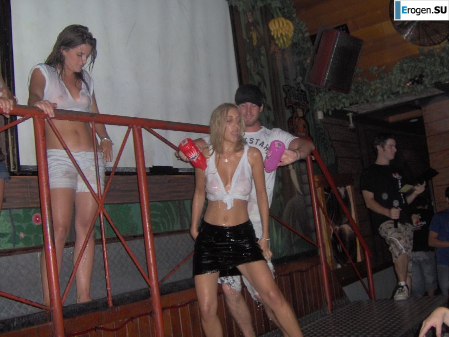 competition of wet t-shirts in a night club. Part 3. Photo 25