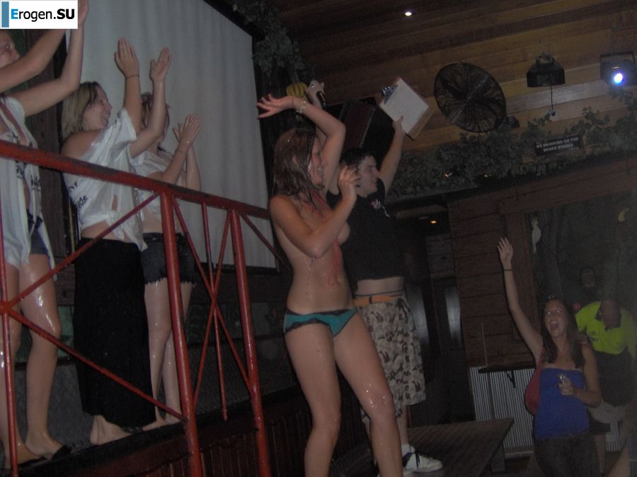 competition of wet t-shirts in a night club. Part 4. Photo 35