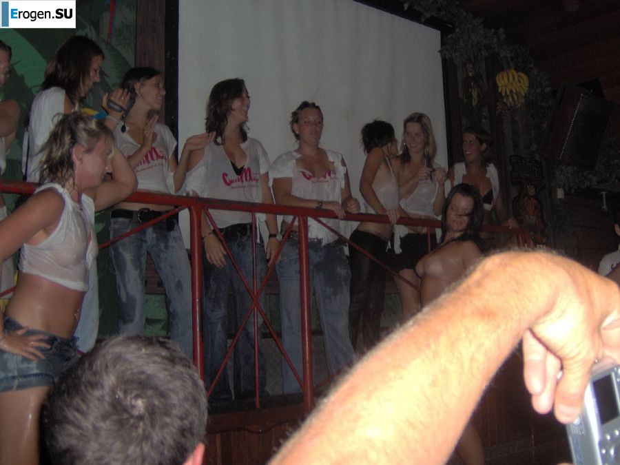 competition of wet t-shirts in a night club. Part 4. Photo 39