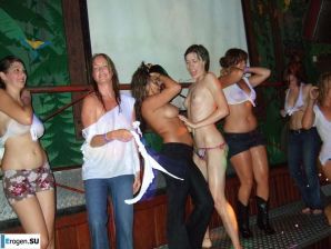 competition of wet t-shirts in a night club. Part 4. Thumb 15
