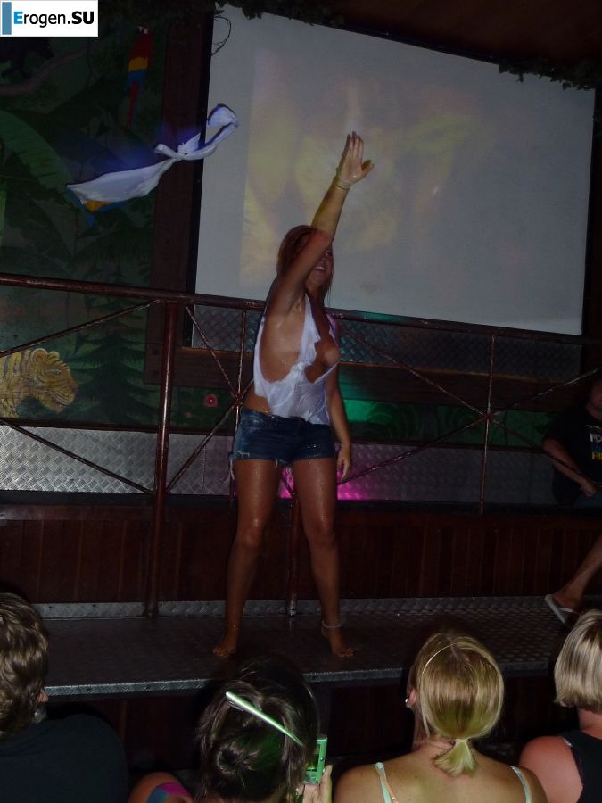 competition of wet t-shirts in a night club. Part 5. Photo 12