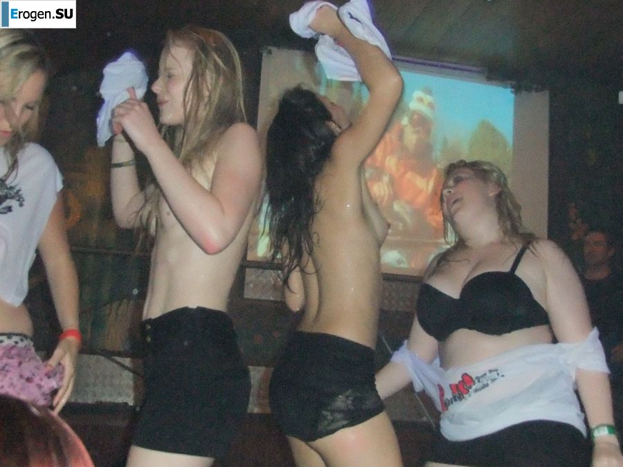 competition of wet t-shirts in a night club. Part 5. Photo 26
