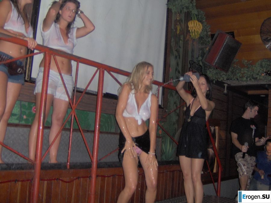 competition of wet t-shirts in a night club. Part 5. Photo 29