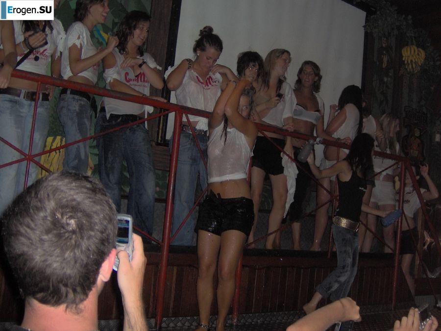 competition of wet t-shirts in a night club. Part 5. Photo 34