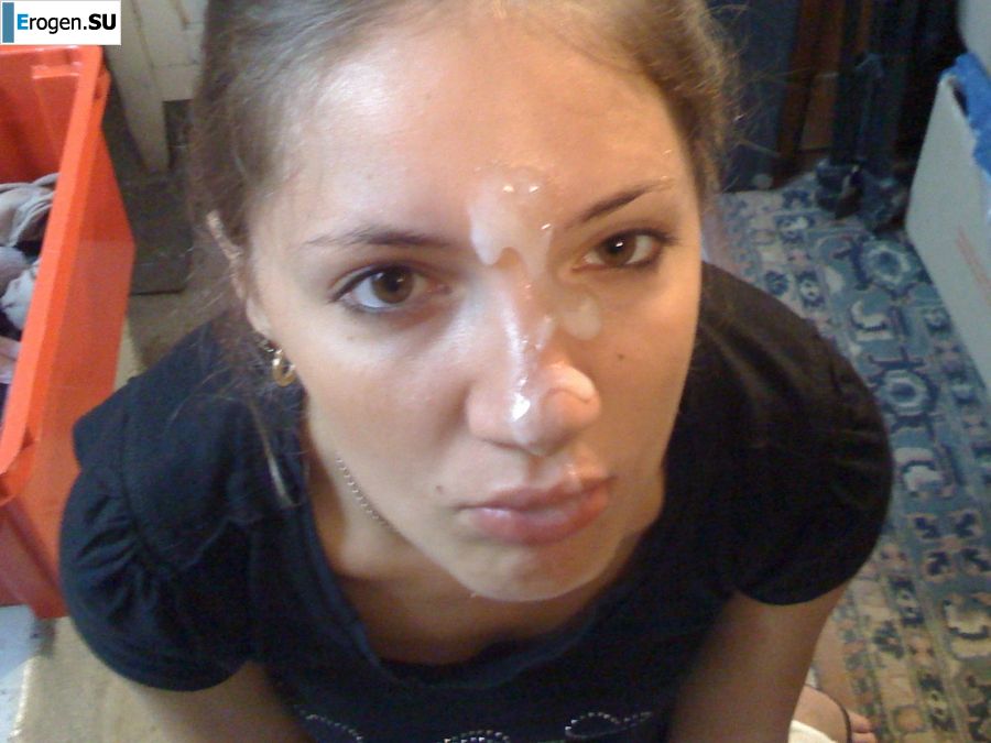 student with facial cum. Photo 2