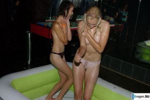 wet t-shirt contest in a depraved night club. Thumb 12
