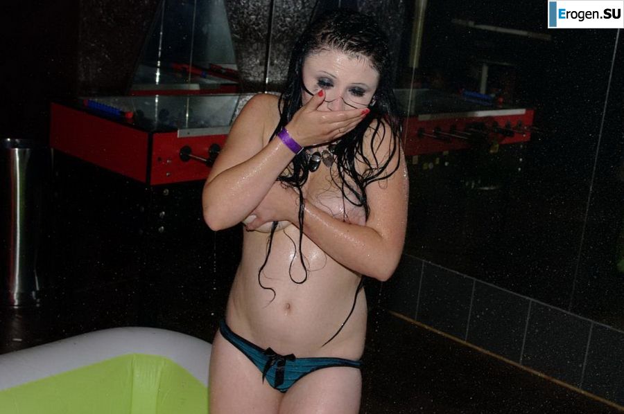 wet t-shirt contest in a depraved night club. Part 2. Photo 6