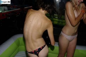 wet t-shirt contest in a depraved night club. Part 2. Thumb 11