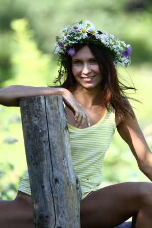 Разделась на природе перед фотографом. Часть 3. Эскиз 21