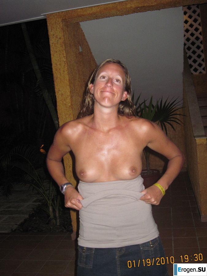 голая на пляже хоть и страшненькая. Фото 11