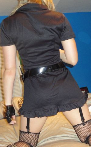 in the depraved costume of a policeman. Thumb 22