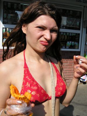 without a swimsuit on a rocky shore. Part 2. Thumb 19