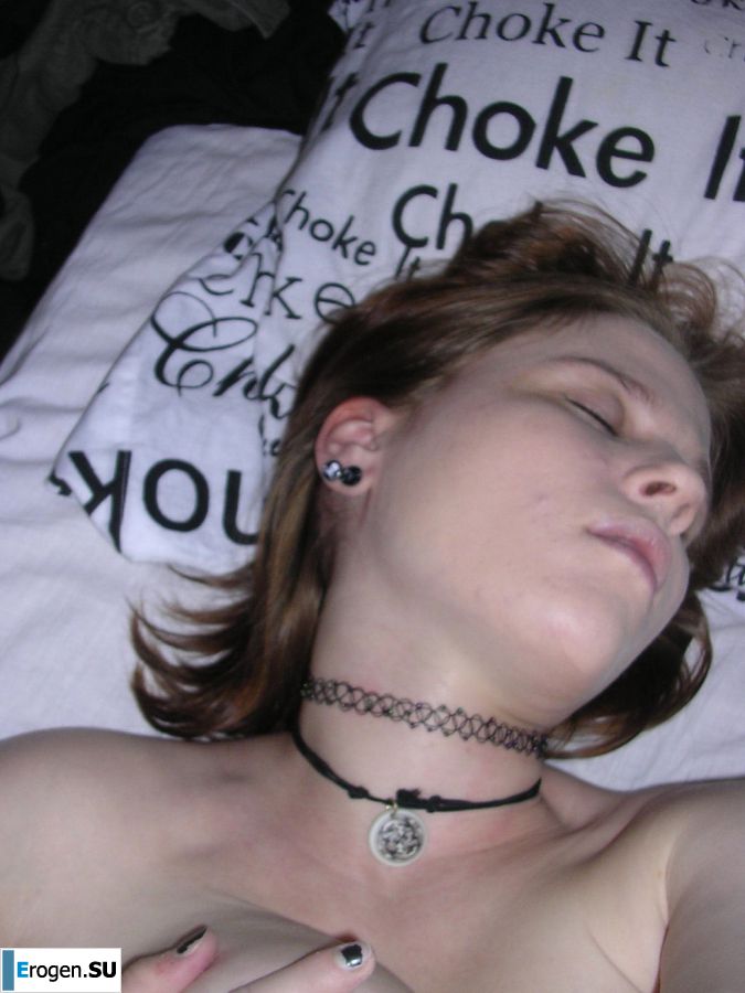 Young passionate informal woman touches herself for the nipples and ends from this. Photo 6