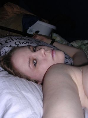 Young passionate informal woman touches herself for the nipples and ends from this. Thumb 13