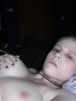 Young passionate informal woman touches herself for the nipples and ends from this. Thumb 27