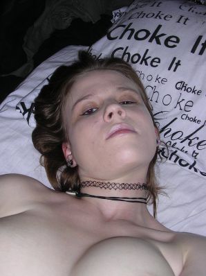 Young passionate informal woman touches herself for the nipples and ends from this. Thumb 5