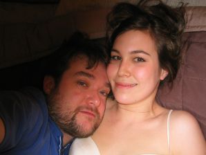 A young Asian girl is lying in bed after sex. Thumb 7