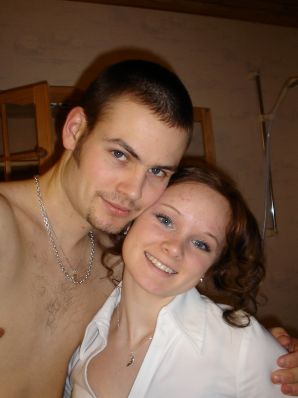 A blue-eyed minx with a pierced nipple plays with her panties. Thumb 5