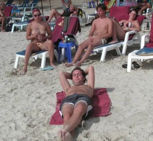 The girl showed boobs on vacation in the company of friends. Thumb 12