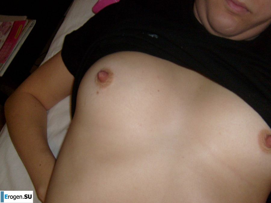 The blonde opened her labia and showed a wet vagina. Photo 25