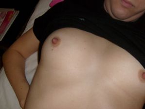 The blonde opened her labia and showed a wet vagina. Thumb 25