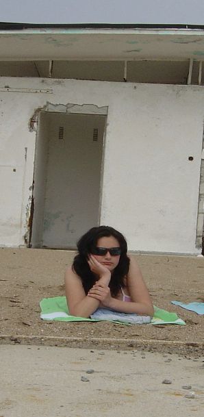 Sexy brunette with nipples showing through the blouse. Thumb 10