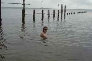 Sexy brunette with nipples showing through the blouse. Thumb 24