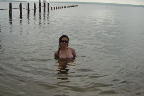 Sexy brunette with nipples showing through the blouse. Thumb 30